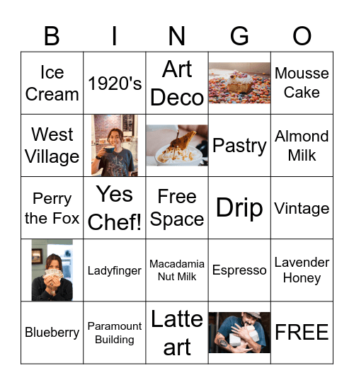 Perets Bingo Card