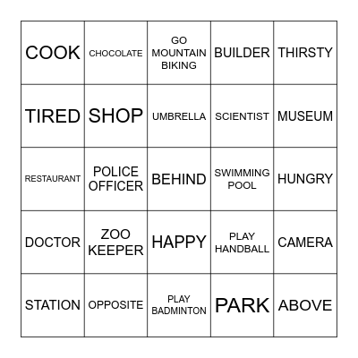 MID TERM BINGO! Bingo Card