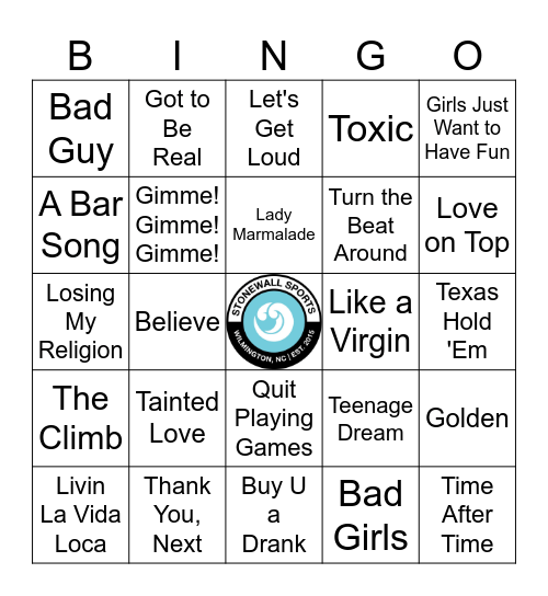 Starts with L, G, B, T, or Q Bingo Card