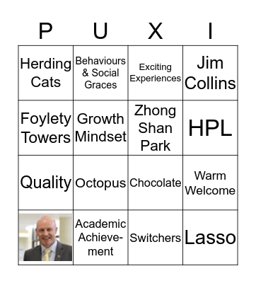 KFO Catchphrase Bingo Card