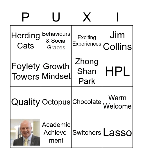 KFO Catchphrase Bingo Card