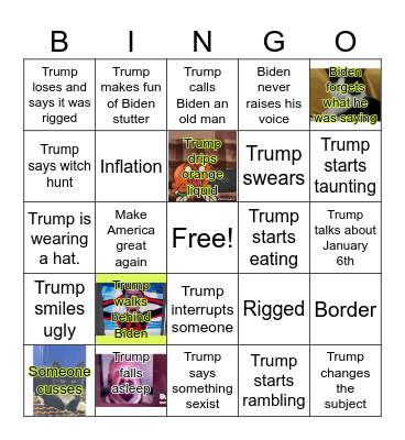 Champagne a beerrrs Bingo Card