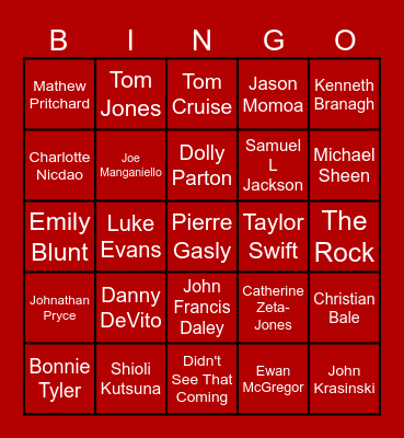 Welcome to Y Cae Ras Bingo Card