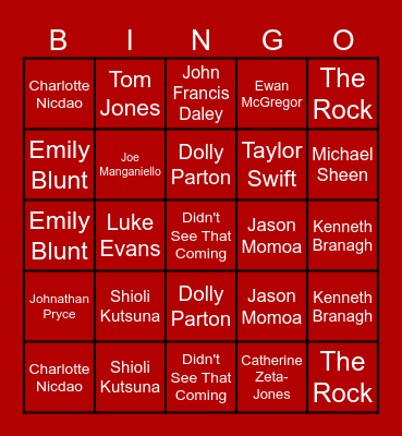 Welcome to Y Cae Ras Bingo Card