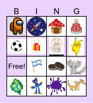 ALL ABOUT DANI Bingo Card