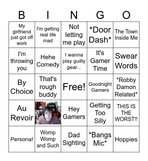 Grady Sayings Bingo Card