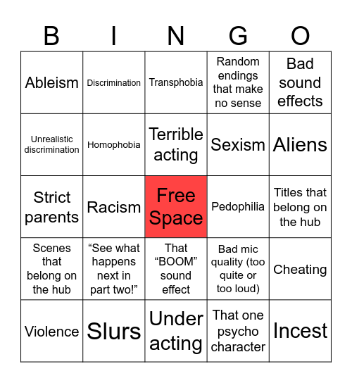Tomorrow’s Teachings Bingo Card