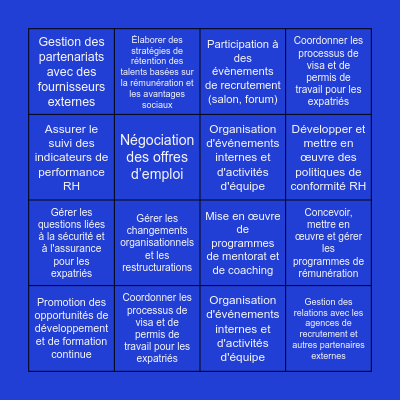 United People Bingo Card