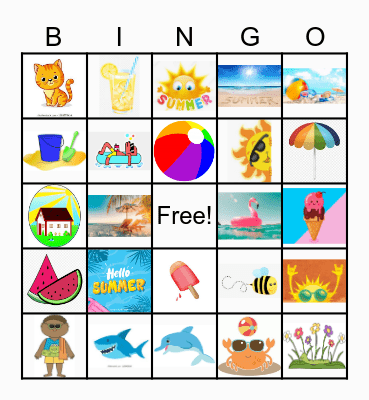 Summer Bingo Card