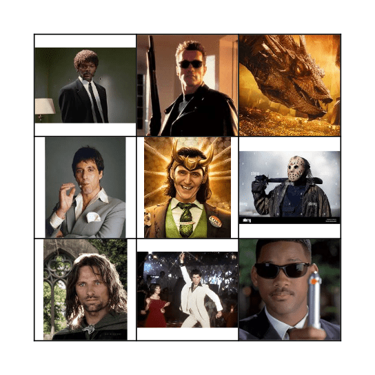 3X3 Bingo - Iconic Characters! Bingo Card