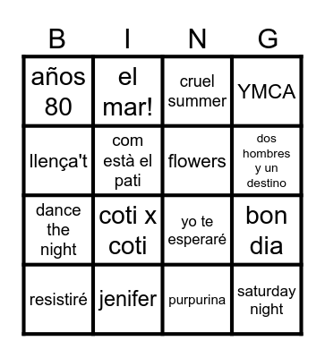 BINGO MUSICAL CSM 2024 Bingo Card