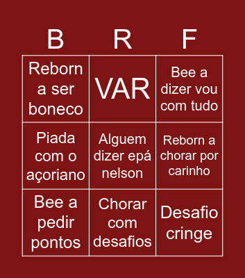 BatsuBingo Card