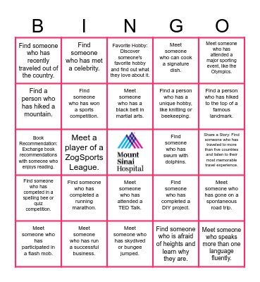 ZogCulture Human Bingo Card