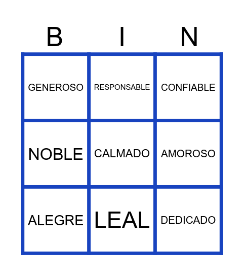MAURICIO RODRIGUEZ Bingo Card
