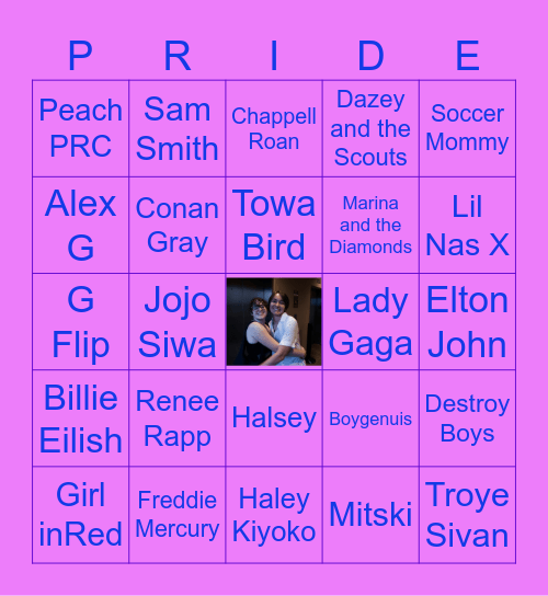 pride bingo Card