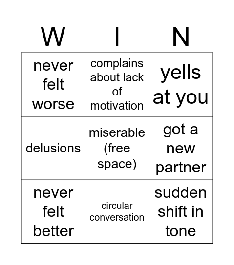 vivian bingo Card