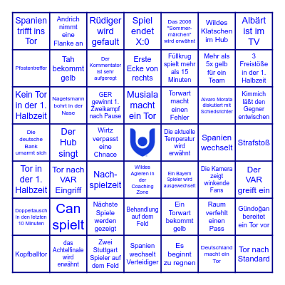Football Bingo Night Bingo Card