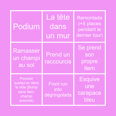 Tournoi MK Sheiyah Bingo Card