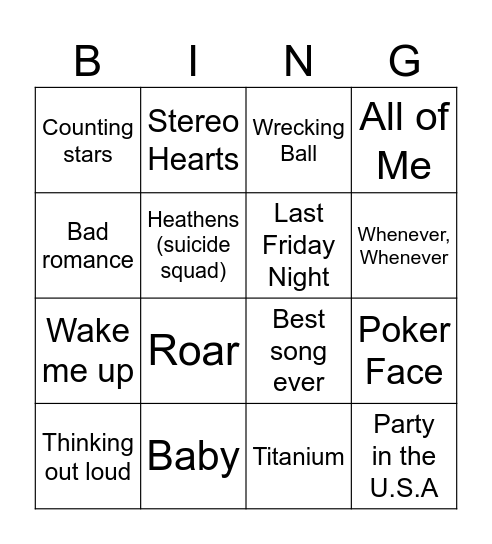 Vitor bingo Card