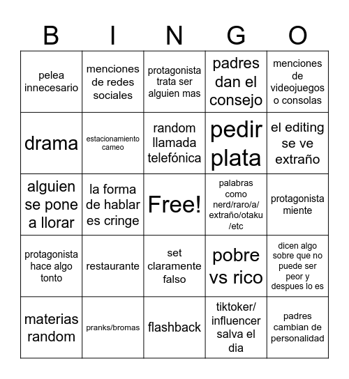 DHAR MANN BIINGO Bingo Card