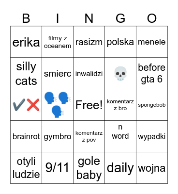 essasito Bingo Card