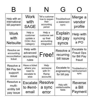 Beat The Heat - T2 Bingo Card