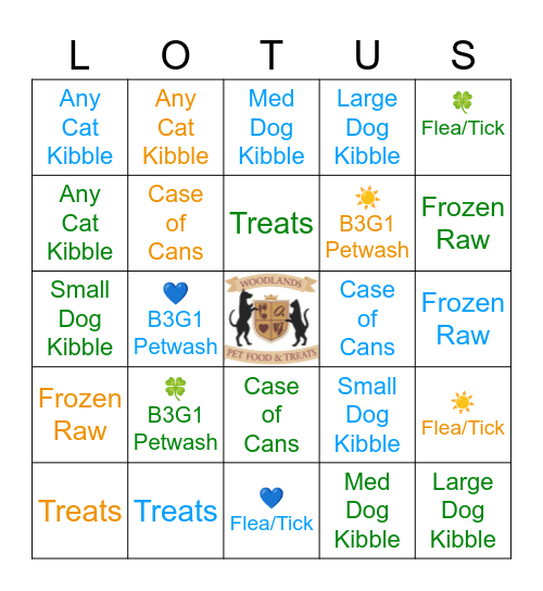 July Lotus Promo! Bingo Card