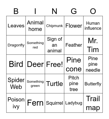 Barrens to Bay Bingo Card