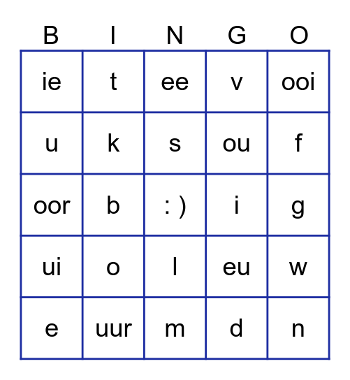 Letterbingo!! Bingo Card