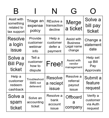 Beat the Heat - Leadership Bingo Card