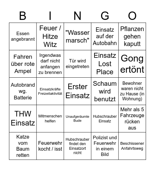 FF Bingo Card