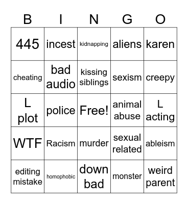 tomorrows teachings Bingo Card