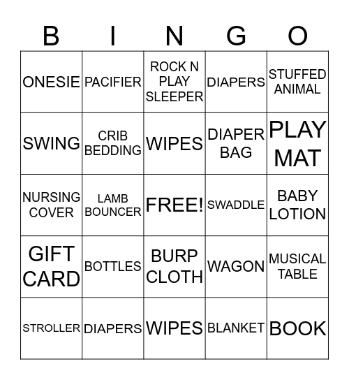 JULIE'S MUSTACHE BASH BINGO Card