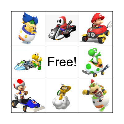 Mario Bingo Card