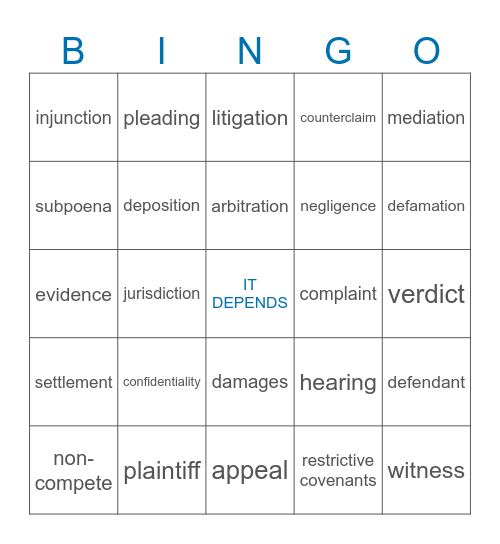 ACC Bingo Card