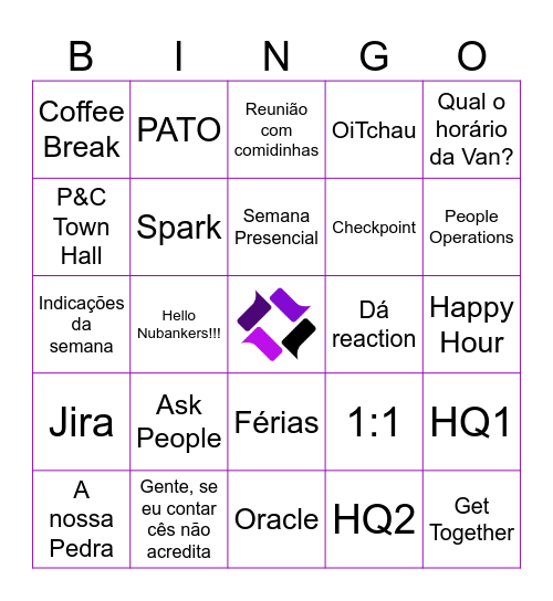 Ask People Bingo Card