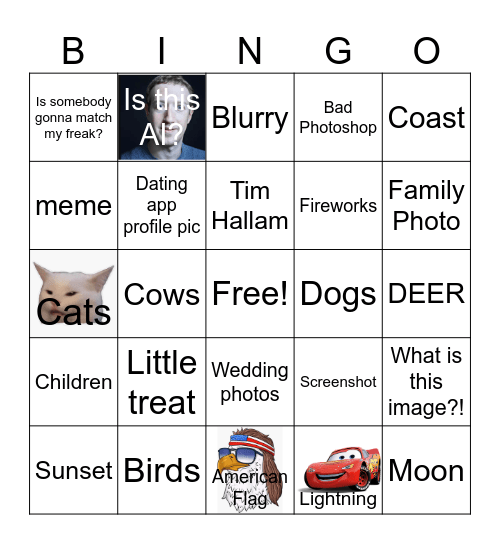 Marketing Photo Contest 2024 Bingo Card