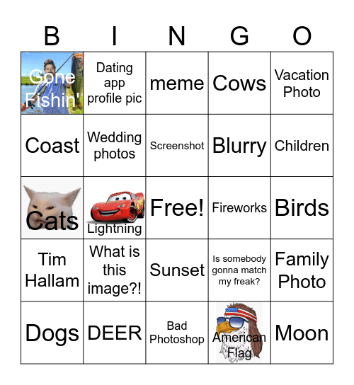 Marketing Photo Contest 2024 Bingo Card