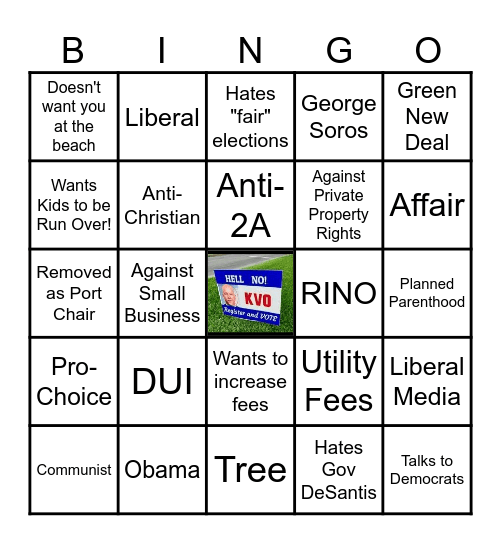 ATTACK AD BINGO 2024! Bingo Card