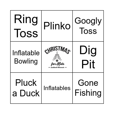 Christmas in July Bingo Card