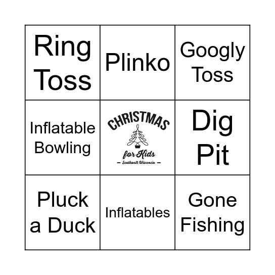 Christmas in July Bingo Card