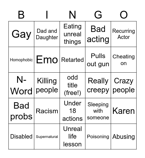 Tomorrow Teaching's bingo Card