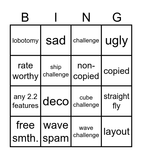 gd bingo Card