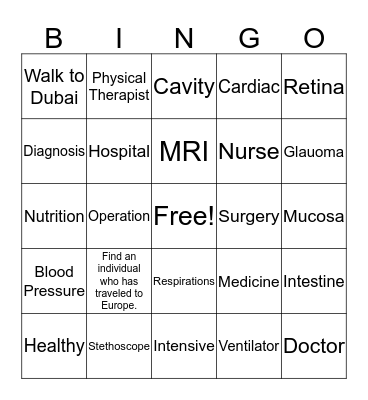 IHPA 2016 Ice Breaker! Directions: Go around the room introducing yourself and find someone who fits one of these categories. Write their name and field in the box. For each box, find an individual who:					 Bingo Card