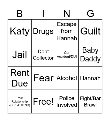 Dan's Tea Bingo Card