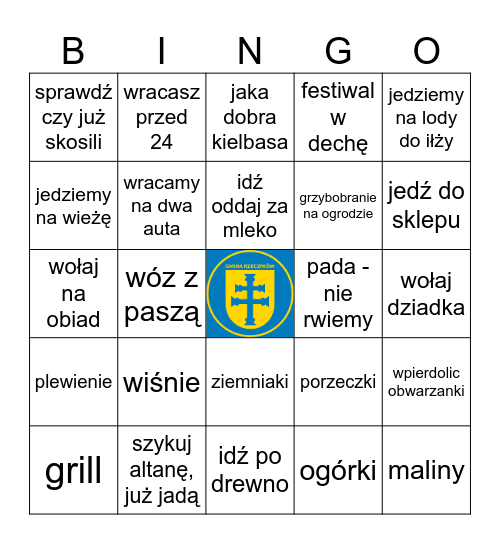 hej dej irl Bingo Card