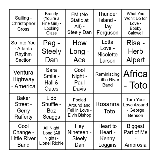 I'm on a Boat! Bingo Card