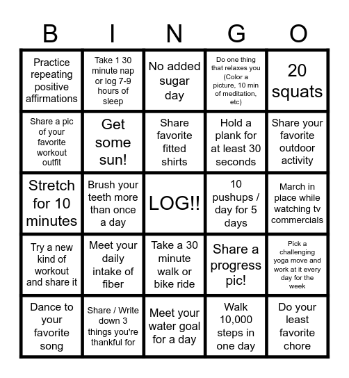 Wasteland Bingo! Bingo Card