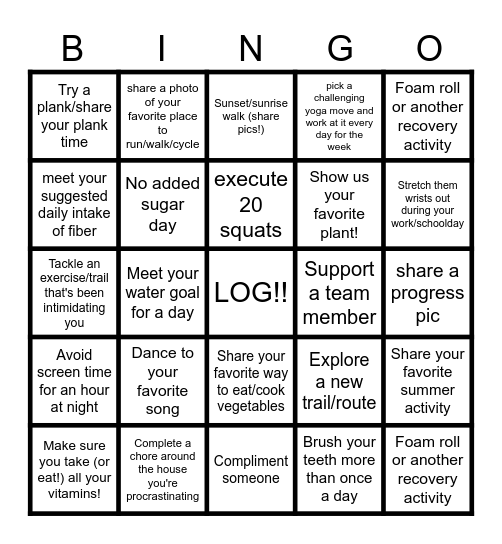 Themyscira Bingo - Week 3 Bingo Card