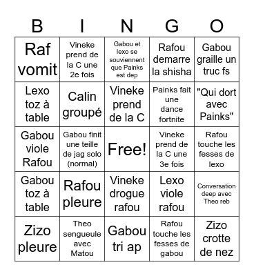 MIGOS 2024 Bingo Card